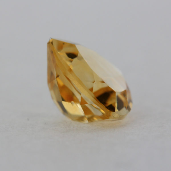 Loose Trillion Cut Genuine Natural Citrine Gemstone Semi Precious November Birthstone Back