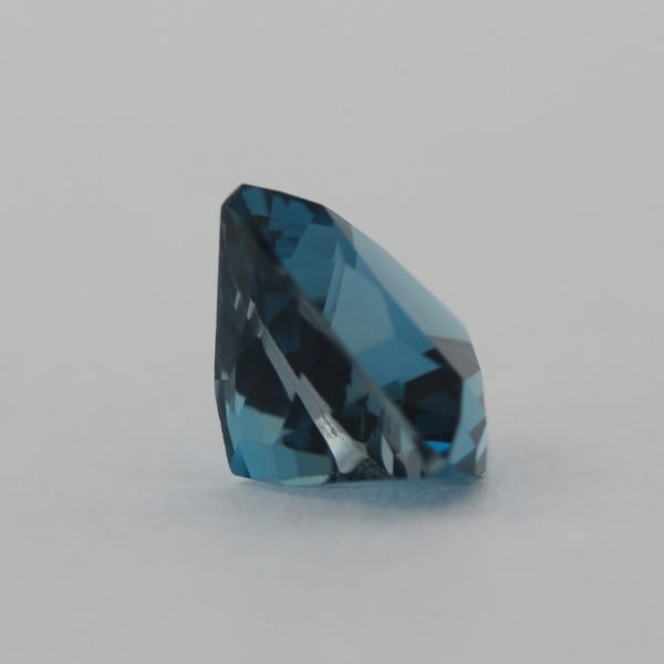 Loose Trillion Cut Genuine Natural Blue Zircon Gemstone Semi Precious December Birthstone Back