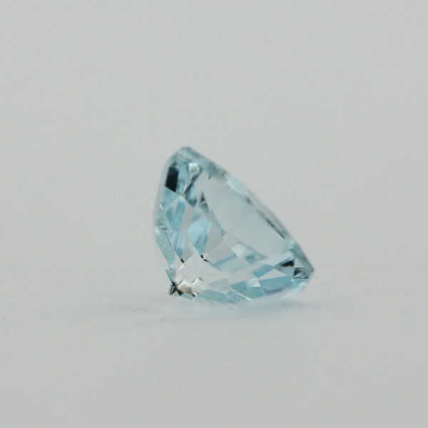 Loose Trillion Cut Genuine Natural Aquamarine Gemstone Semi Precious March Birthstone Back