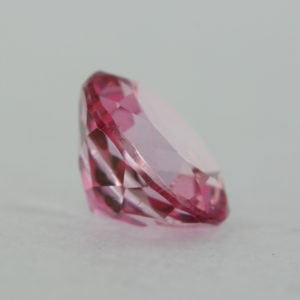 Loose Round Cut Genuine Natural Pink Topaz Gemstone Semi Precious October Birthstone Back