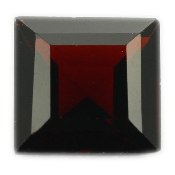 Loose Princess Cut Genuine Natural Garnet Gemstone Semi Precious January Birthstone