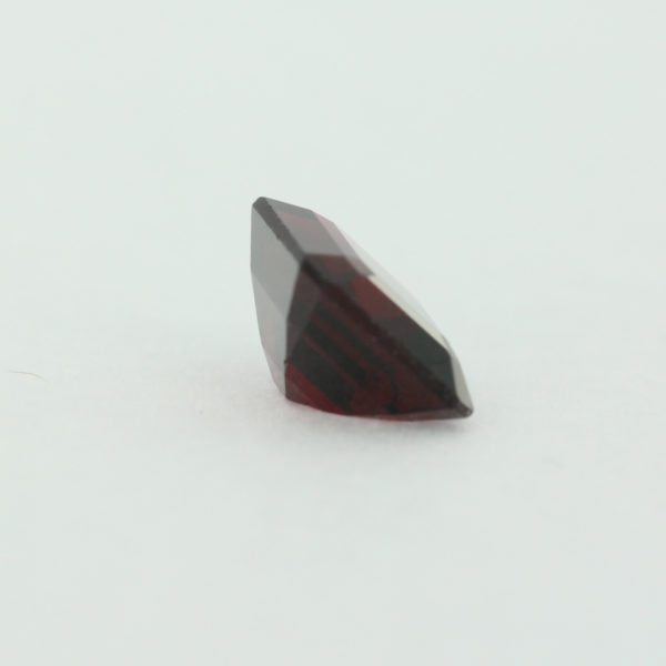 Loose Emerald Cut Genuine Natural Garnet Gemstone Semi Precious January Birthstone Back