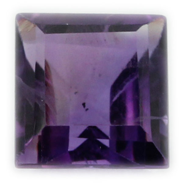 Loose Princess Cut Genuine Natural Amethyst Gemstone Semi Precious February Birthstone