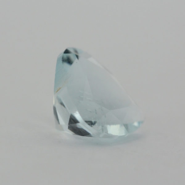 Loose Heart Shape Genuine Natural Aquamarine Gemstone Semi Precious March Birthstone Back