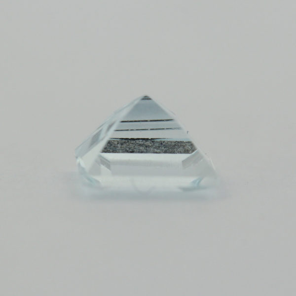 Loose Princess Cut Genuine Natural Aquamarine Gemstone Semi Precious March Birthstone Down