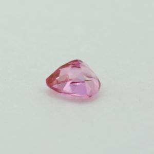 Loose Trillion Cut Genuine Natural Pink Topaz Gemstone Semi Precious October Birthstone Down