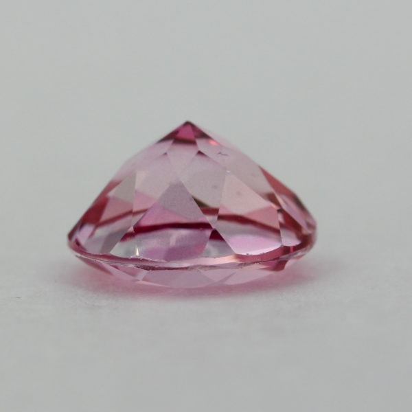 Loose Round Cut Genuine Natural Pink Topaz Gemstone Semi Precious October Birthstone Down