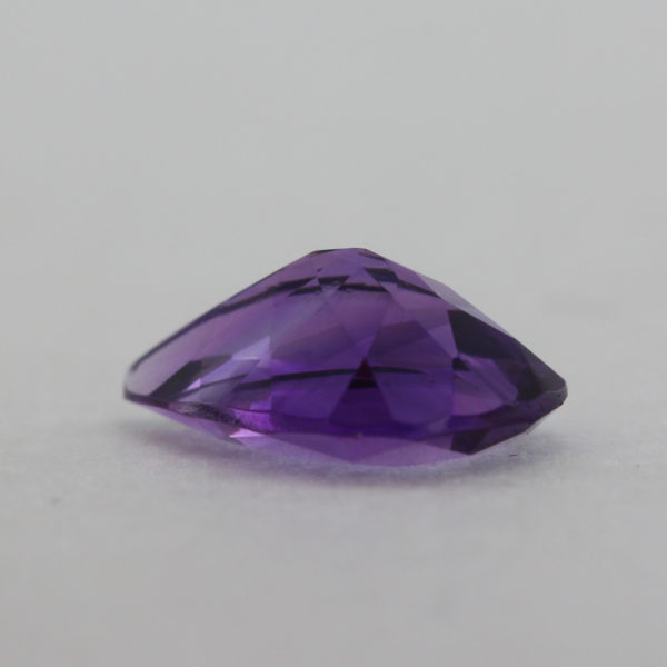 Loose Pear Cut Genuine Natural Amethyst Gemstone Semi Precious February Birthstone Down