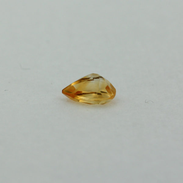 Loose Pear Cut Genuine Natural Citrine Gemstone Semi Precious November Birthstone Down