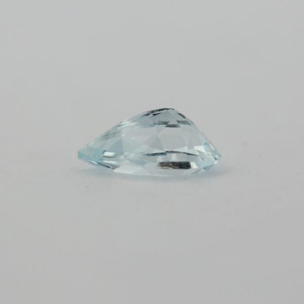 Loose Pear Cut Genuine Natural Aquamarine Gemstone Semi Precious March Birthstone Down