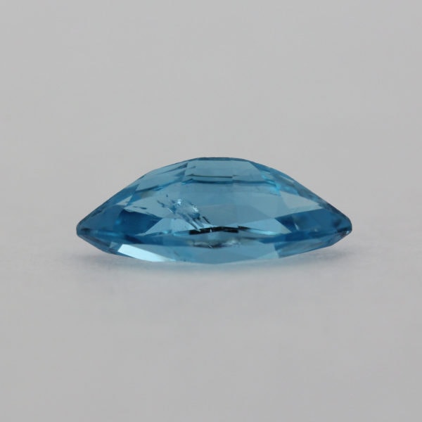 Loose Marquise Cut Genuine Natural Blue Zircon Gemstone Semi Precious December Birthstone Down