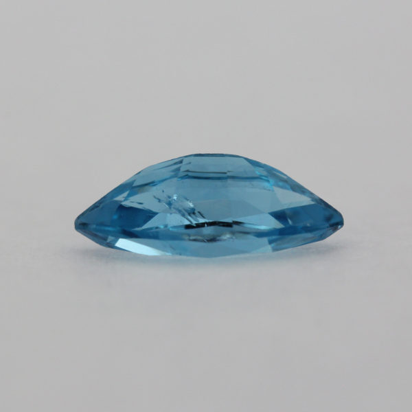 Loose Marquise Cut Genuine Natural Blue Zircon Gemstone Semi Precious December Birthstone Down