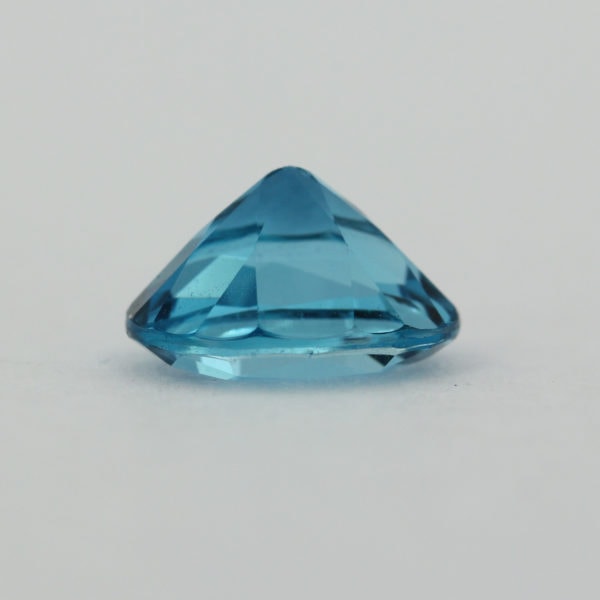 Loose Oval Cut Genuine Natural Blue Zircon Gemstone Semi Precious December Birthstone Down