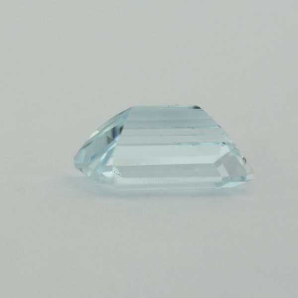 Loose Emerald Cut Genuine Natural Aquamarine Gemstone Semi Precious March Birthstone Down