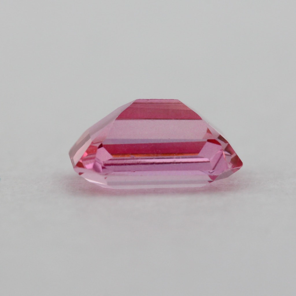 Translucent November Birthstone Emerald Cut Loose Gemstone 97.00 Ct Topaz Gemstone for Jewelry BU-916 Baby Pink Topaz Loose Gemstone