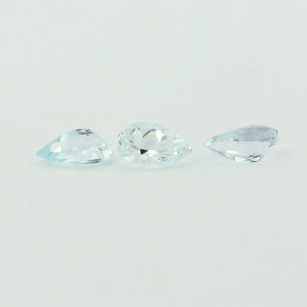 Loose Pear Cut Genuine Natural Aquamarine Gemstone Semi Precious March Birthstone Group