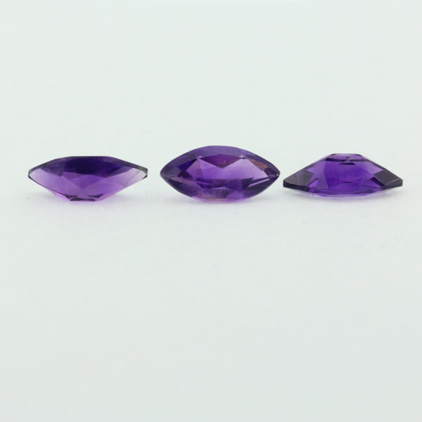 Loose Marquise Cut Genuine Natural Amethyst Gemstone Semi Precious February Birthstone Group