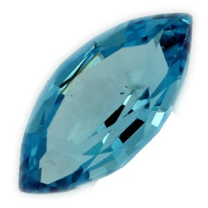 Loose Marquise Cut Genuine Natural Blue Zircon Gemstone Semi Precious December Birthstone