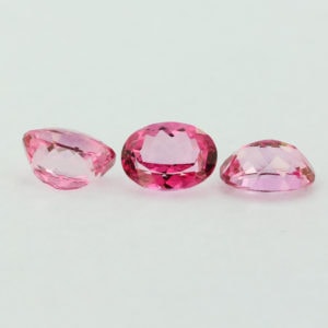 Loose Oval Cut Genuine Natural Pink Topaz Gemstone Semi Precious October Birthstone Group