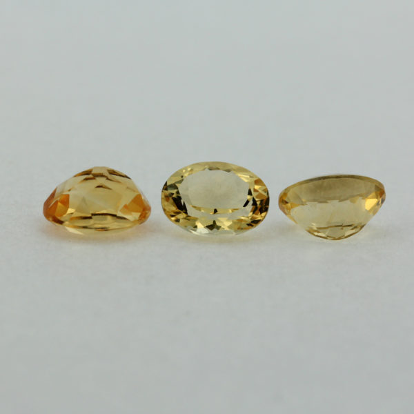 Loose Oval Cut Genuine Natural Citrine Gemstone Semi Precious November Birthstone Group