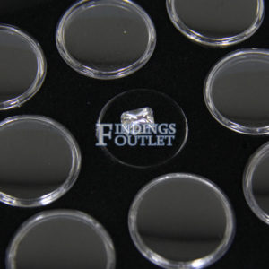 Black 25 Slot Gem Jar Foam Insert Gemstone Organize Store Display Gem Stones Zoom