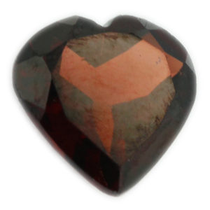 Loose Heart Shape Genuine Natural Garnet Gemstone Semi Precious January Birthstone