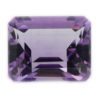 Loose Emerald Cut Genuine Natural Amethyst Gemstone Semi Precious February Birthstone