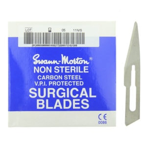 Swann Morton Straight Surgical Blades For Mold Cutting