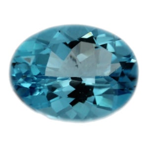 Loose Oval Cut Genuine Natural Blue Topaz Gemstone Semi Precious November Birthstone