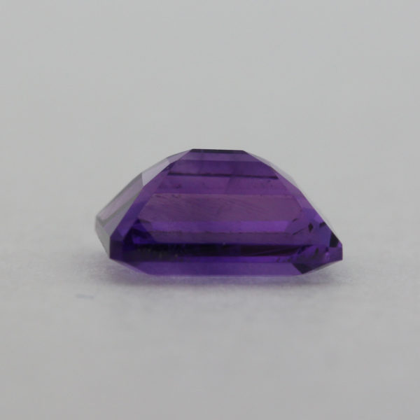 Loose Emerald Cut Genuine Natural Amethyst Gemstone Semi Precious February Birthstone Down D