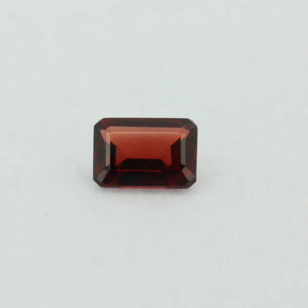 Loose Emerald Cut Genuine Natural Garnet Gemstone Semi Precious January Birthstone Front S