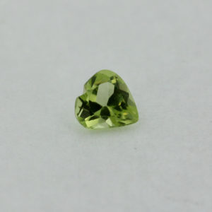 Loose Heart Shape Genuine Natural Peridot Gemstone Semi Precious August Birthstone Front S