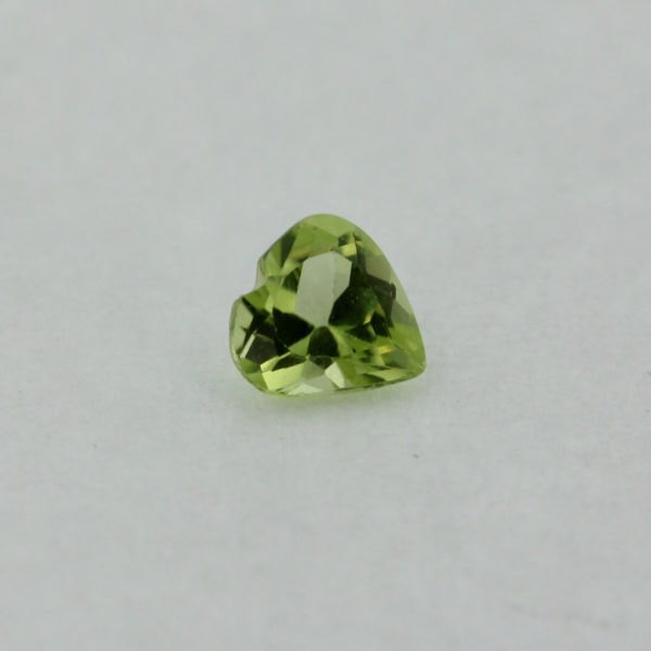 Loose Heart Shape Genuine Natural Peridot Gemstone Semi Precious August Birthstone Front S
