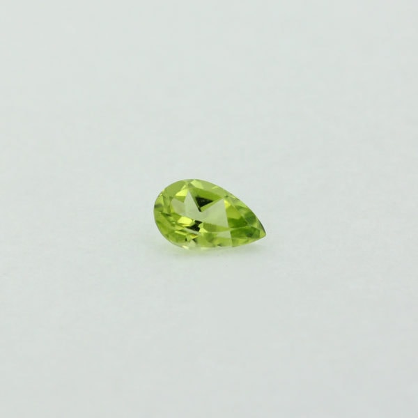 Loose Pear Cut Genuine Natural Peridot Gemstone Semi Precious August Birthstone Front S