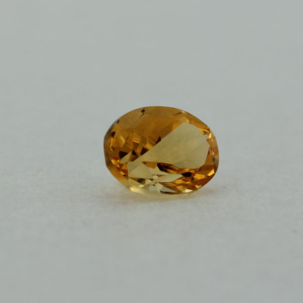 Loose Oval Cut Genuine Natural Citrine Gemstone Semi Precious November Birthstone Side S