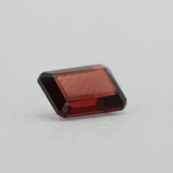 Loose Emerald Cut Genuine Natural Garnet Gemstone Semi Precious January Birthstone Side S