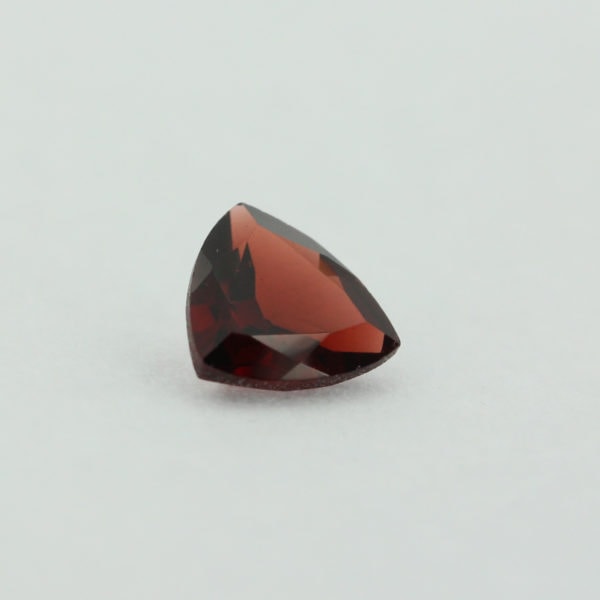 Loose Trillion Cut Genuine Natural Garnet Gemstone Semi Precious January Birthstone Side S