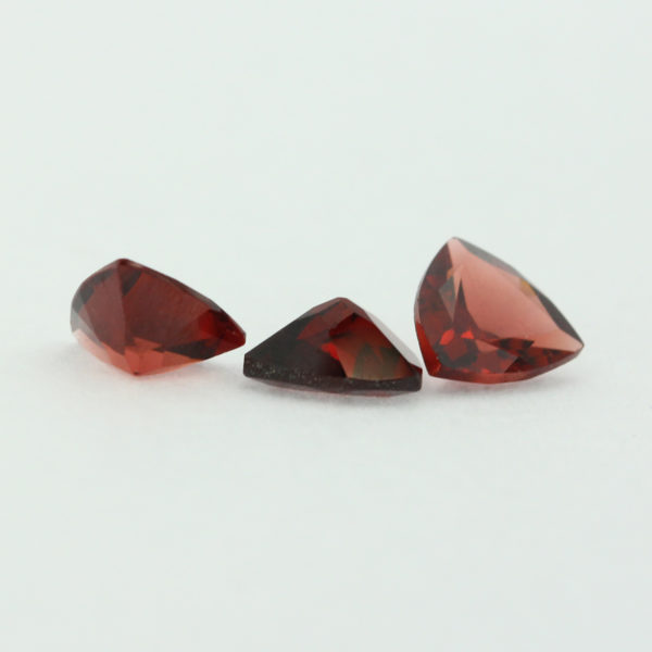 Loose Trillion Cut Genuine Natural Garnet Gemstone Semi Precious January Birthstone Group S