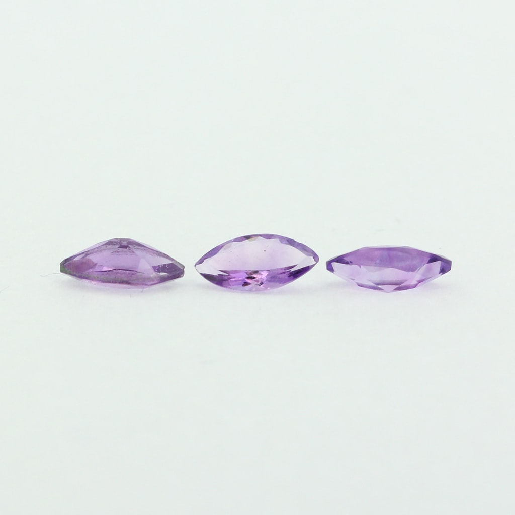 Loose Heart Shape Genuine Natural Amethyst Gemstone Semi Precious February  Birthstone - Findings Outlet