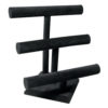 Black Velvet Bracelet & Necklace Jewelry Display Holder 3-Tier Medium Stand