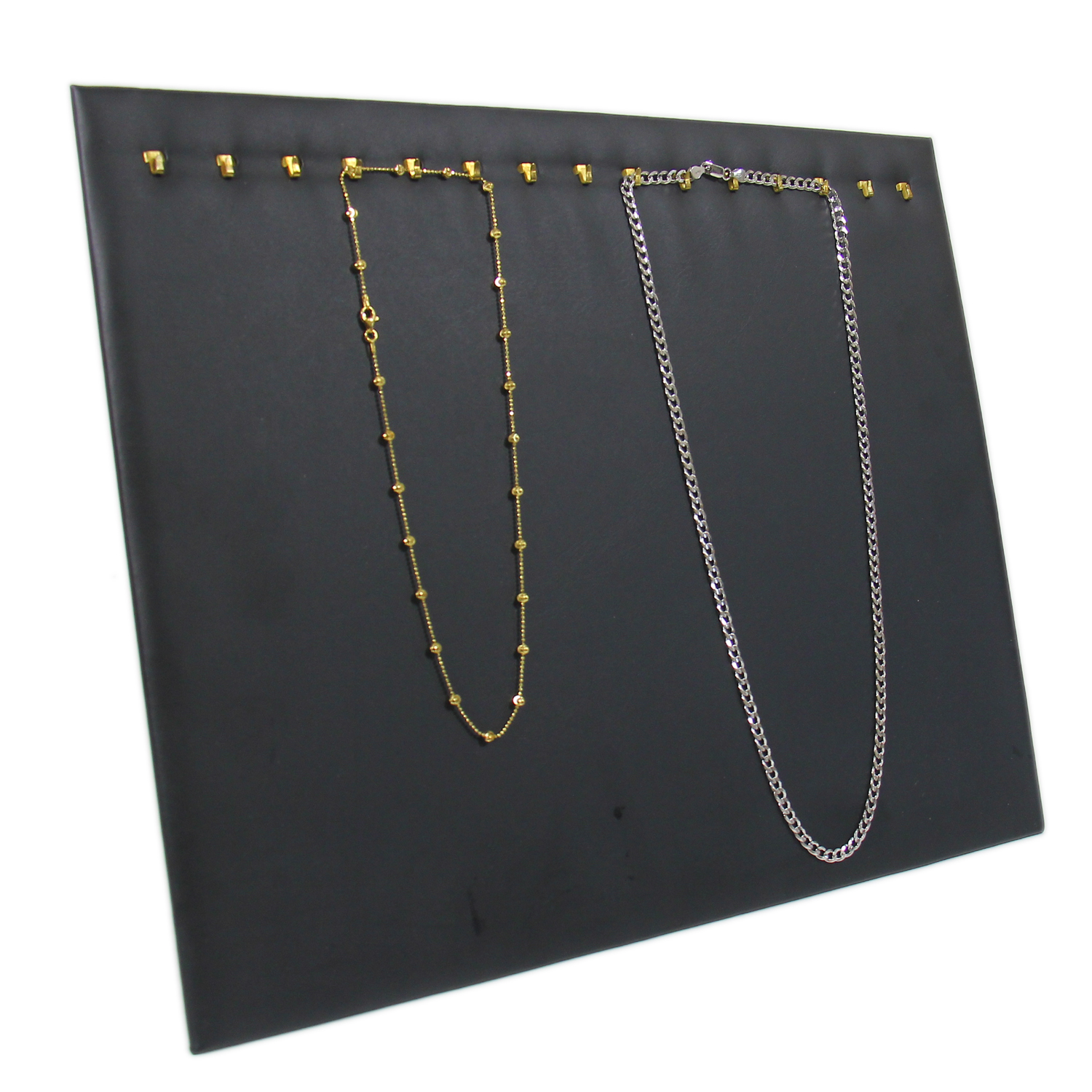 Leather jewelry display deals