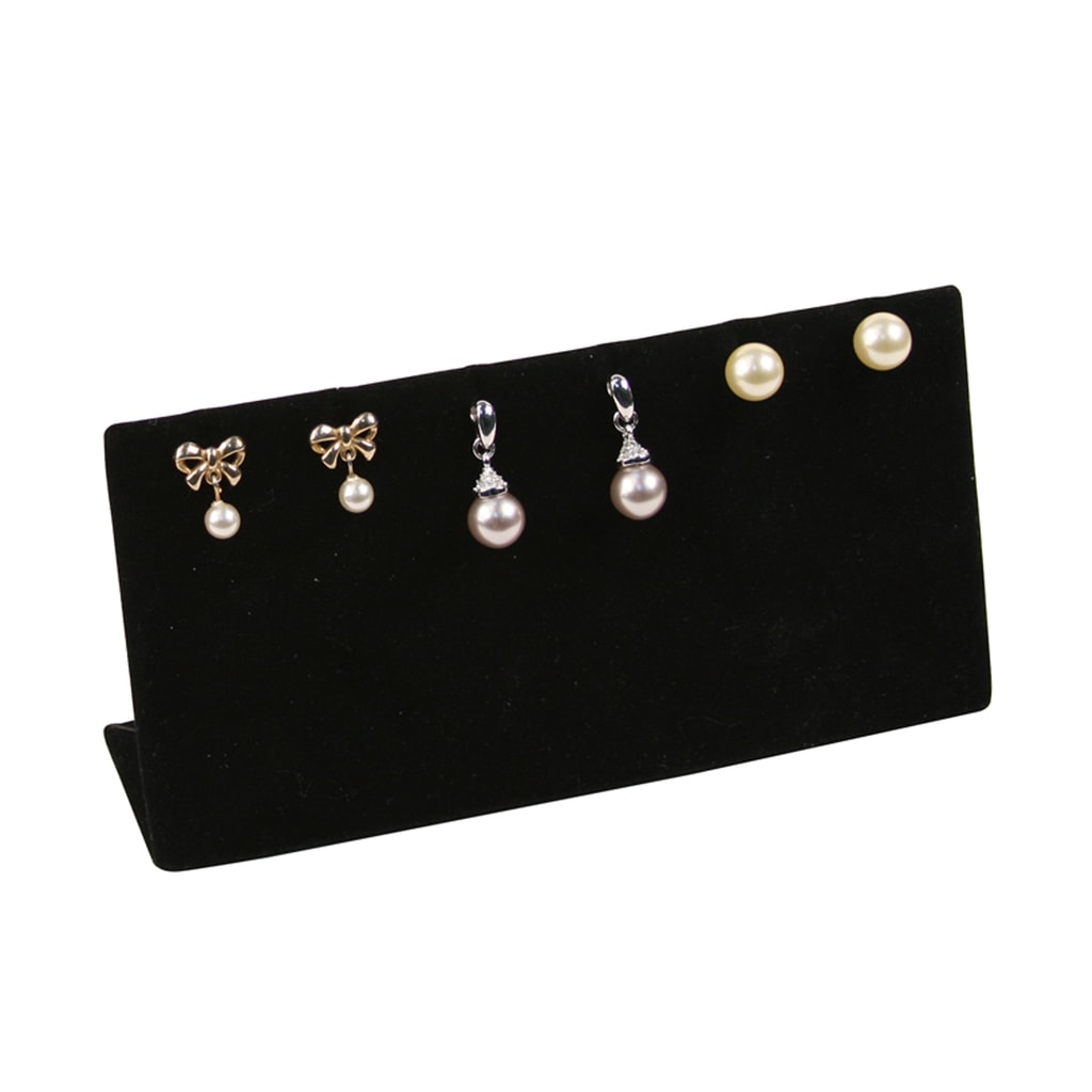 Velvet Earrings Jewellery Display Stand Organizer Necklace Pearl support 