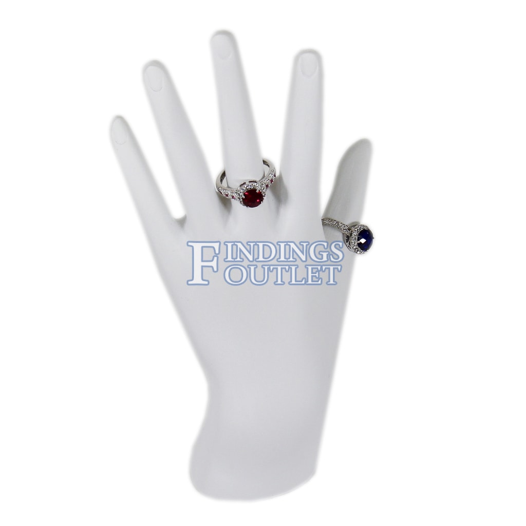 Stylish White Polystrene Hand Display For Rings And Bracelets 