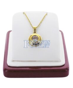 White Faux Leather 28-Slot Pendant Jewelry Display Holder - Showcase Stand Tray