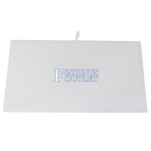 White Faux Leather Plain Pad Jewelry Display Holder Presentation Tray Liner Back
