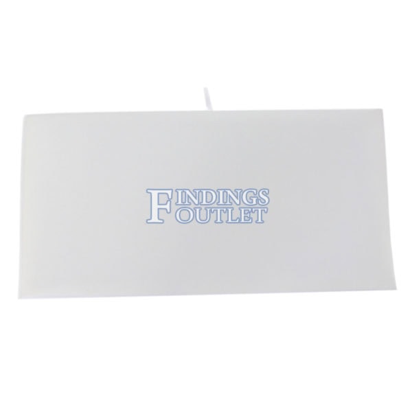 White Velvet Plain Pad Jewelry Display Holder Presentation Tray Liner Back