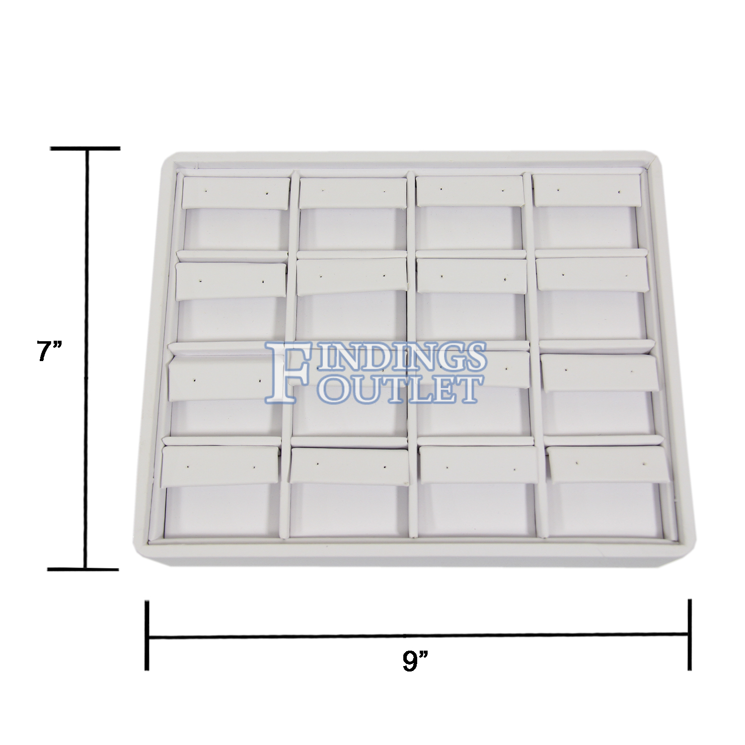 Small White Plastic Display Tray - Buy Today