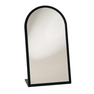 Countertop Black Frame Glass Mirror Retail Jewelry Makeup Stand
