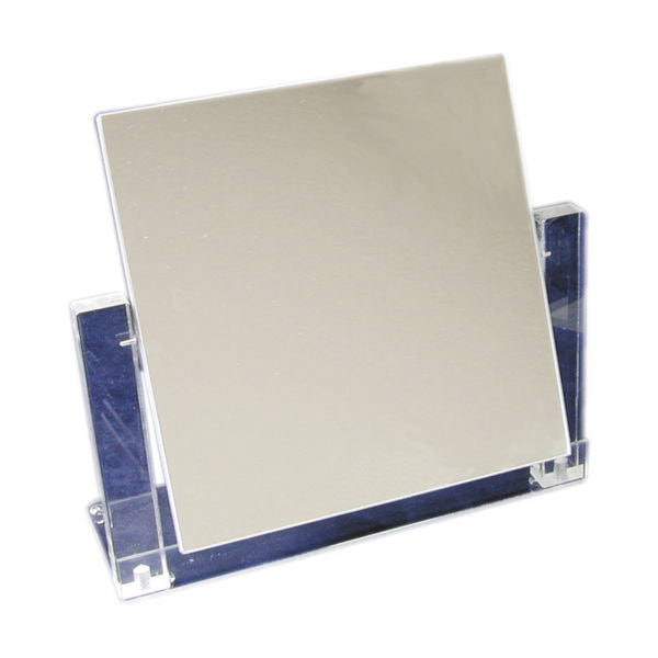 Countertop Adjustable Clear Acrylic Frame Glass Mirror Retail Jewelry Makeup