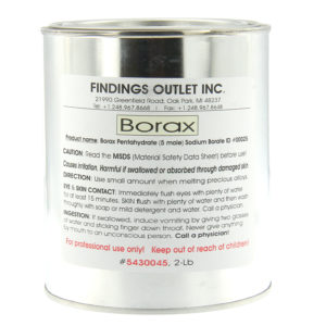 Borax Pentahydrate 5 Mole 2 Pound Jar